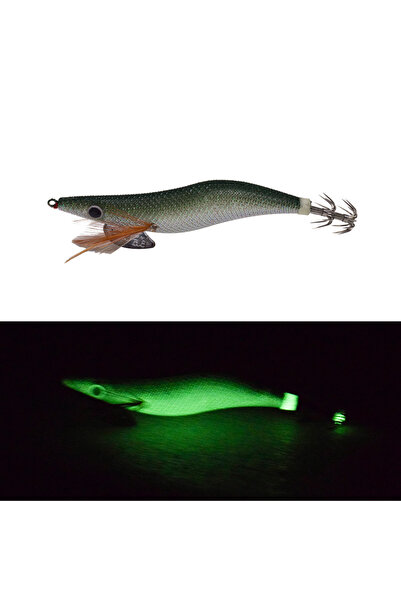 Choice 2.5 طعم روبيان خشبي صناعي عالي الجودة باللون الأخضر، مُصدّر إلى اليابا...