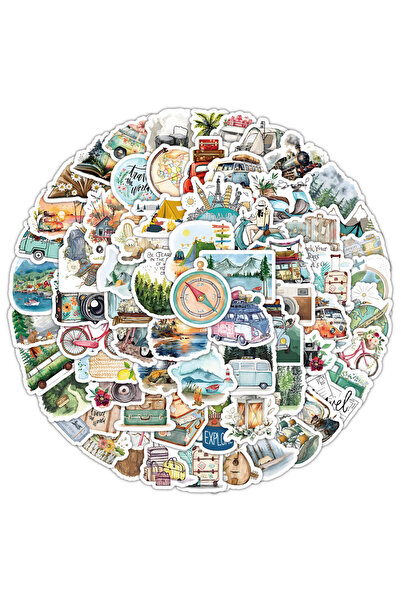 Choice 100PCS Spring Outing Outdoor Travel Graffiti Waterproof Stickers for H...