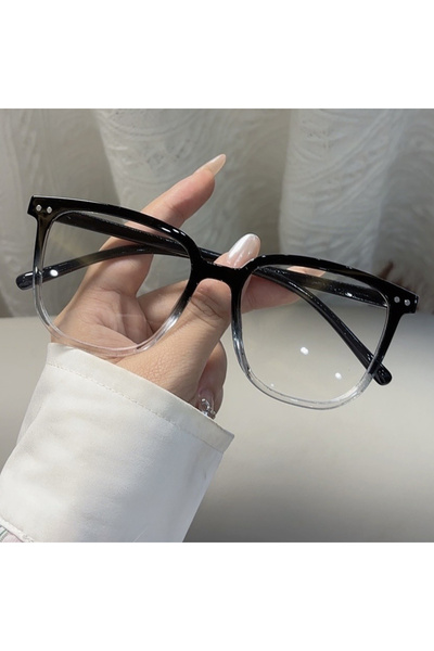 Choice نظارات سوداء وشفافة مضادة للضوء الأزرق للتخييم والمشي لمسافات طويلة، ق...