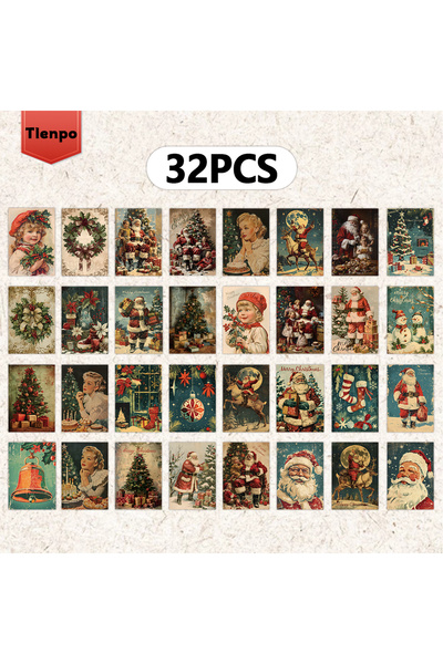 Choice بطاقة عيد ميلاد شفافة مكونة من 32 قطعة على شكل نجمة عيد الميلاد، مقاس ...