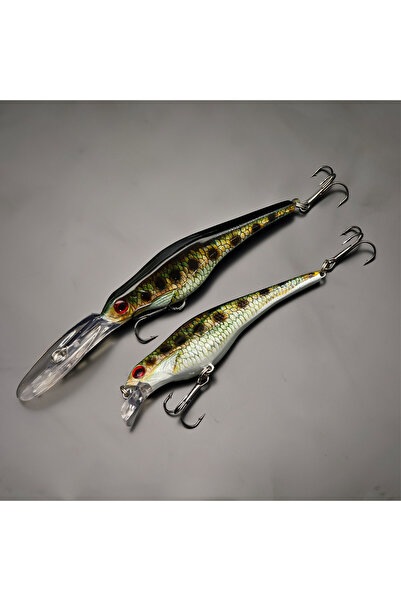 Choice FCP-540-B 541-B ANFS طقم طُعم صيد سمك صغير غاطس ملون مكون من قطعتين - ...