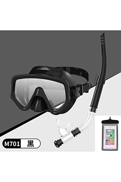 Choice طقم غوص متكامل للبالغين، قناع وغطاس، زجاج مقوى، غوص احترافي بانورامي