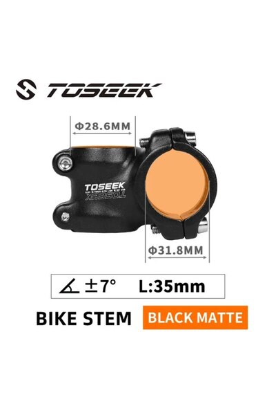 Choice 7degree-35MM TOSEEK ST002 MTB Stem 7 Degree Bike Handlebar Stem Ultral...