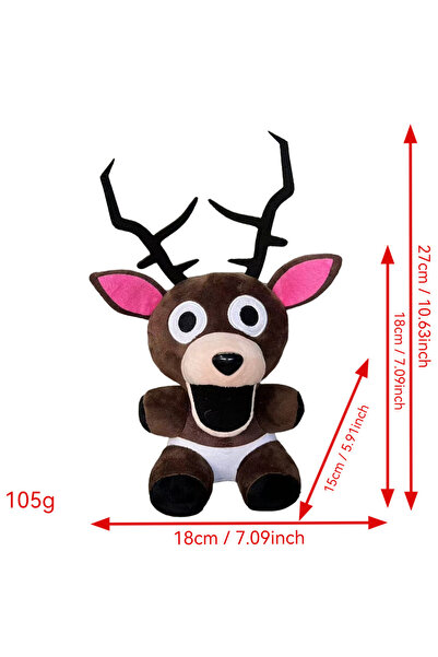 Choice دمية غزال قطيفة من فيلم "99 ليلة في الغابة" بطول 18 سم، هدية مثالية لم...