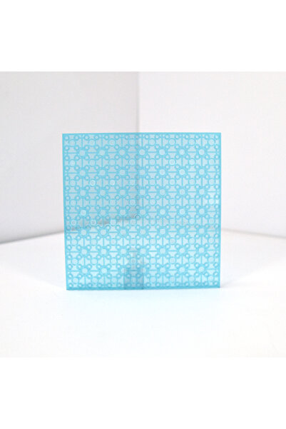 choice2 لوحة قاعدة زرقاء شفافة عالية، قطعة واحدة، 16×16 نقطة، ذات وجهين، مناس...