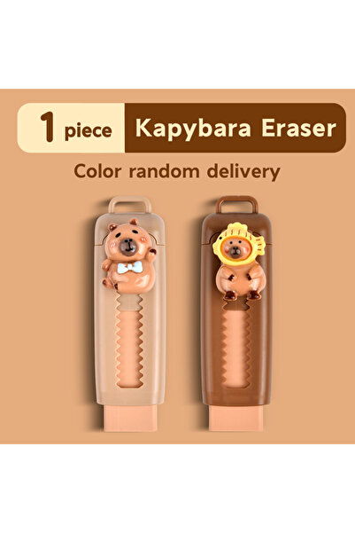 Choice 1Pcs Random Color Kawaii Capybara Retractable Eraser Random Color Cute...