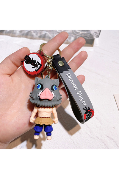 Choice4 سلسلة مفاتيح بانداي الجديدة الحمراء من سلسلة مفاتيح قاتل الشياطين كيم...