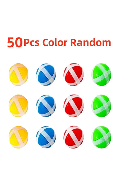 Choice ٥٠ قطعة من كرات السهام اللاصقة للأطفال بألوان عشوائية، لعبة تفاعلية.