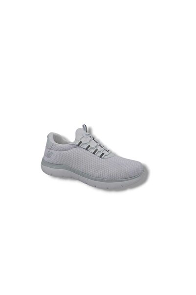 Zerhan 4344 Unisex White Sock Model Mesh Light Sole Loafer Sports Shoes