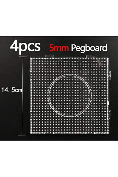 Choice ٤ قطع من خرز هاما ٥ مم (٢.٦/٥ مم) - لوحة تثبيت لأداة بيرلر - خرز فيوز ...