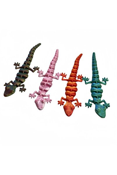 Choice مقاس واحد، 30 قطعة، 30 قطعة من السحالي مطبوع ثلاثية الأبعاد بمفاصل متح...