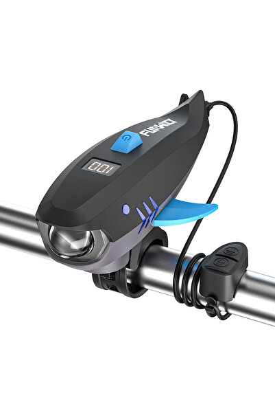 Choice مصباح دراجة للأطفال من FUNWICT، أزرق اللون، لطيف، مزود ببوق، مقاوم للم...