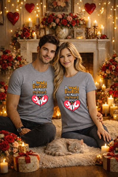 MVRDAR Tricou unisex 100% Bumbac personalizat Colectia Valentineâ€™s Day, Dra...