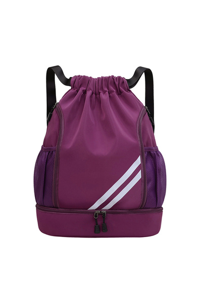 Choice DarkPurple Sport Gym Bag Backpack Women Camping Large Football Basketb...