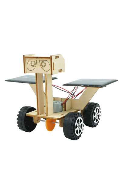 Choice 3pcs Solar powered lunar rover for children, DIY manual assembly of ph...