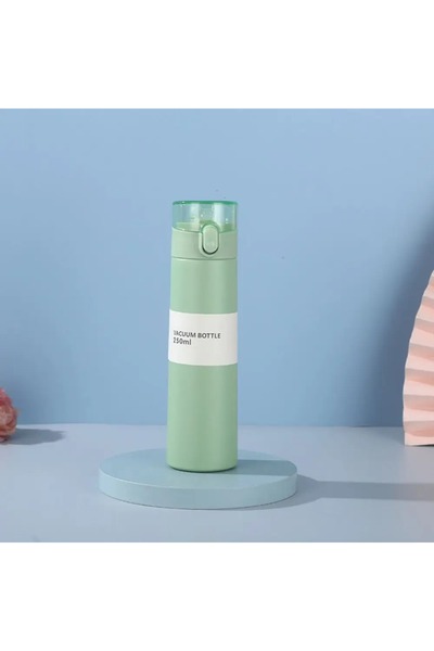 Choice 150ml Green 150/250ml Stainless Steel Thermal Water Bottle With Straw ...