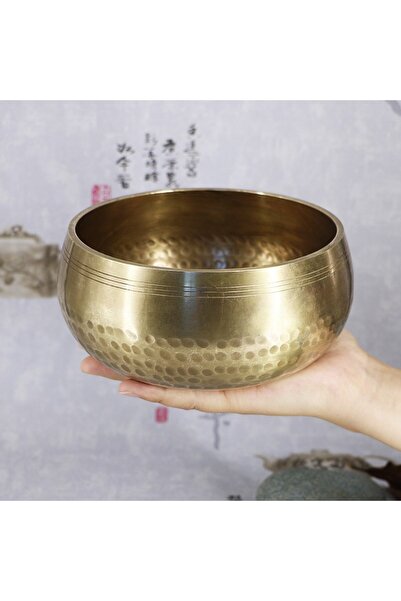 Choice وعاء سنسكريتي 12 سم، مصنوع يدويًا في نيبال، مستوحى من بوذا التبتي، يُس...