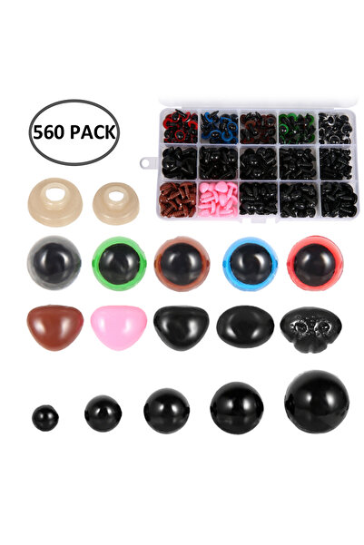 Choice 560PCS 560/330Pcs Doll Making Eyes Plastic Safety Eyes For Toys Diy Mu...