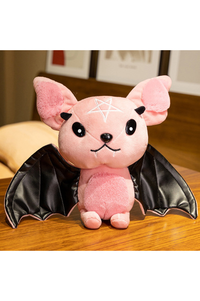 Choice 30 سم، دمية خفاش شيطاني قطيفة للهالوين، بأربعة ألوان، نموذج كرتوني ناع...