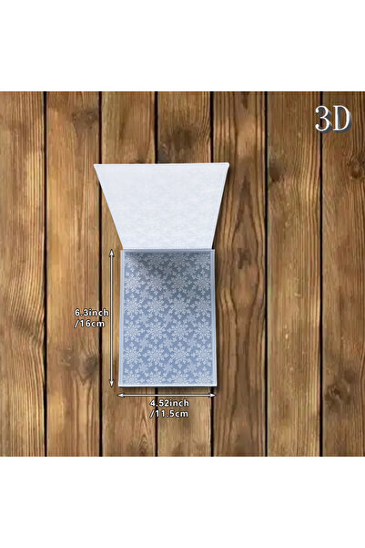 Choice FX-YA-38 مجموعة من المجلدات المزخرفة بنقوش ندفات الثلج الأنيقة، مع خلف...