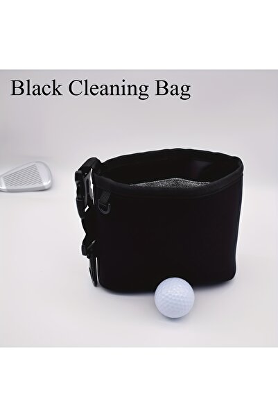 Choice black Golf Club Cleaning Bag Wear Resist Equipment Cleaning Pouch Golf...