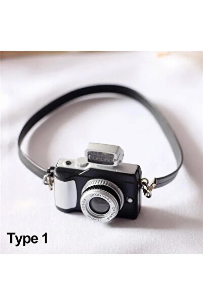 Choice كاميرا رقمية SLR مصغرة لبيت الدمى، مقاس واحد، قطعة واحدة، بمقياس 1/12،...