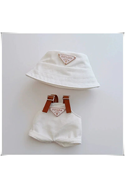 Choice طقم ملابس أبيض مكون من قطعتين لدمية لابوبو الصغيرة مقاس 17 سم، يشمل قب...