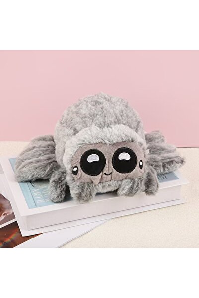 Choice دمية العنكبوت الرمادي المرحة من لوكاس، زينة حشرات رائعة، زينة حفلات، ه...