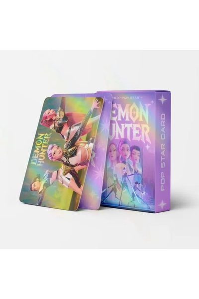 Choice -55pcs ﻿ 55pcs Kpop Demon Hunter Laser Card Anime Animation Surroundin...