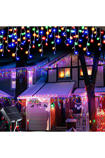 Choice 96LEDS colorful NEW 162/96LED Solar Icicle Outdoor Christmas Lights 8 ...