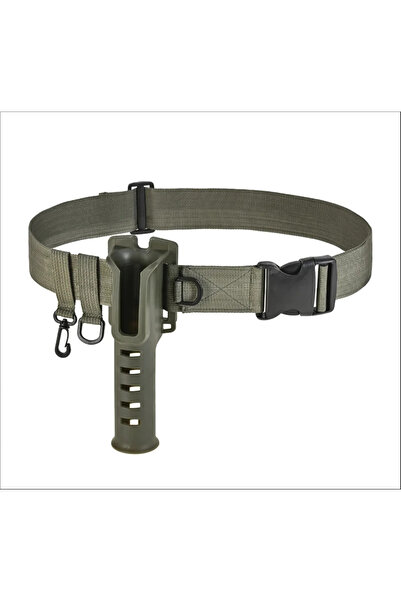 Choice حزام حامل صنارة صيد أخضر DY41، حزام قابل للتعديل للخوض في الماء، مشبك ...