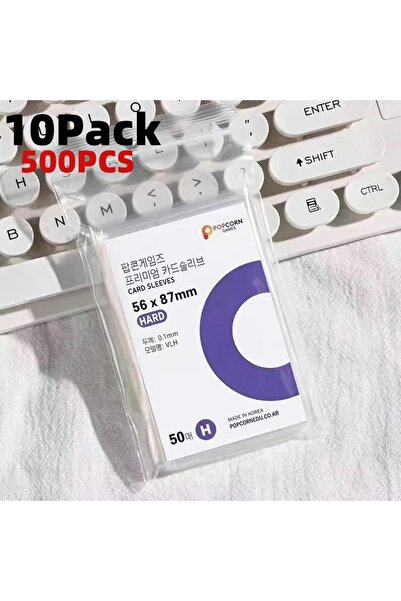 Choice 500Pcs - 56x87mm Korea Clear Kpop Photo Card Sleeve Anti-scratch Trans...