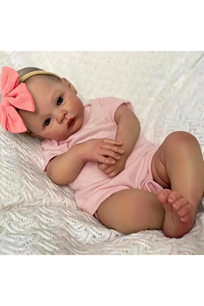 Choice دمية طفل حديث الولادة مقاس 18 بوصة بجسم من الفينيل وعيون زرقاء، مصنوعة...