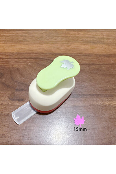 Choice 15mm 8/16/25/38/50mm Random Color Maple Leaves Punch DIY Embossing Pun...