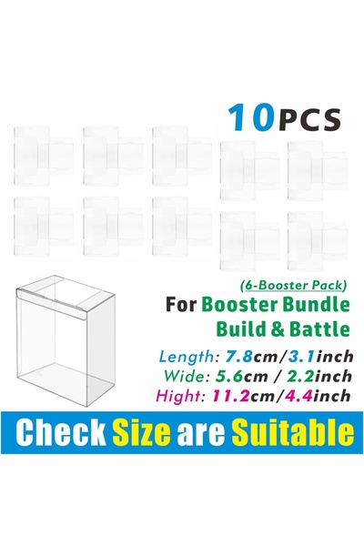 Choice مجموعة Boo - 10 قطع من حافظات الحماية البلاستيكية بسماكة 0.45 مم، مناس...