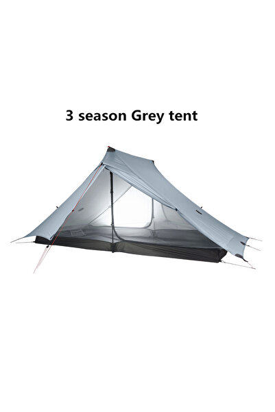 Choice خيمة رمادية اللون من طراز FLAME'S CREED Lanshan 2 Pro، مناسبة لثلاثة ف...