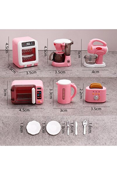 Choice مجموعة واحدة من ماكينة قهوة وردية اللون مع مضرب بيض، أدوات منزلية، ديك...