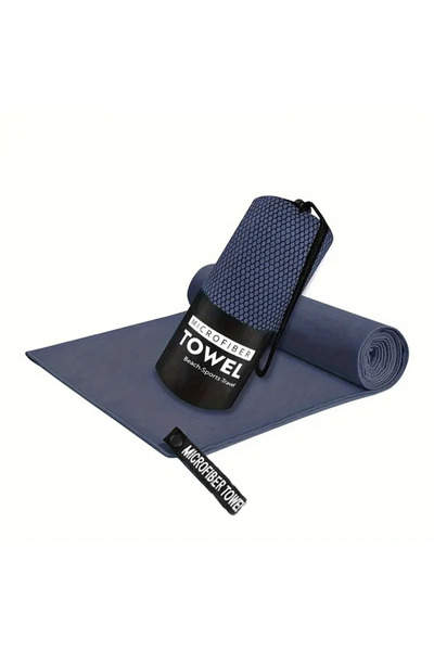Choice 80x130cm Navy blue 1-pc Microfiber Travel Towel, Quick Dry Towel Super...