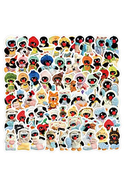 Choice 105PCS 105-Piece New Style Pingu Penguin Graffiti Stickers - Decor for...