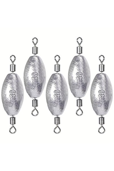 Choice 40 غرام - 5 قطع من أثقال صيد السمك، أثقال سحب، أثقال دوارة سريعة، زيتو...