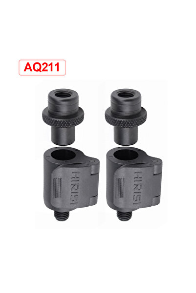 HIRISI موصل تغيير سريع من الألومنيوم AQ211-2 قطعة، عالمي لقضبان حاملات الصنار...