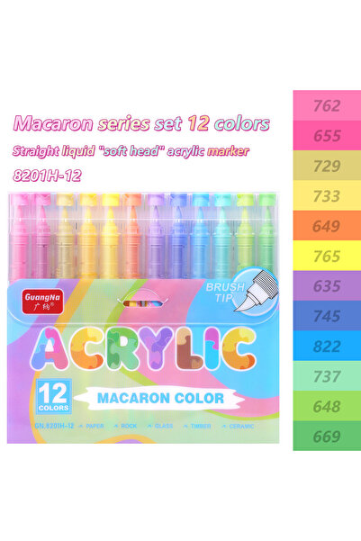 Choice أقلام تلوين أكريليك من غوانغنا، 8201H-12، متوفرة بـ 12/24/48/72 لونًا،...