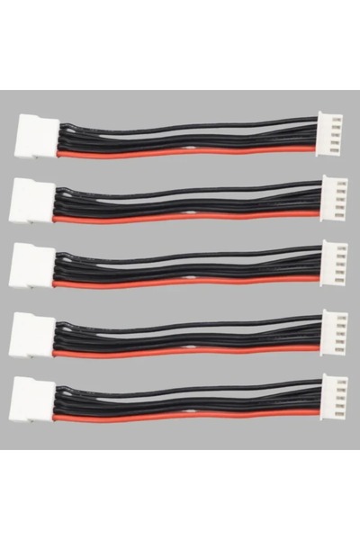 Choice 4S 10CM 5PCS 5PC Battery Balance Charger with Silicone Wire Extension ...