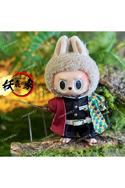 Miniso ملابس رابوبو من أنمي قاتل الشياطين: بليد، مقاس 17 سم، لدمية لابوبو سيت...