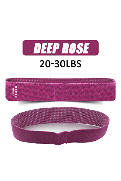 Choice أشرطة مقاومة مرنة للياقة البدنية باللون الوردي الغامق، أشرطة مقاومة ري...