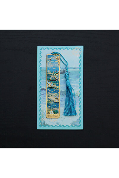 Choice فاصل كتاب معدني بتصميم زهور عتيق، قطعة واحدة، مجوف ومطلي بالبرونز، مع ...