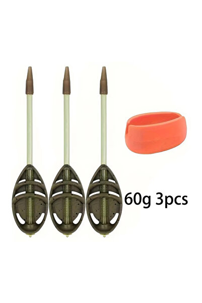 Choice6 60 غ 60 غ 60 غ قالب واحد YOTO لصيد الكارب، مغذي سريع التغيير مصنوع من...