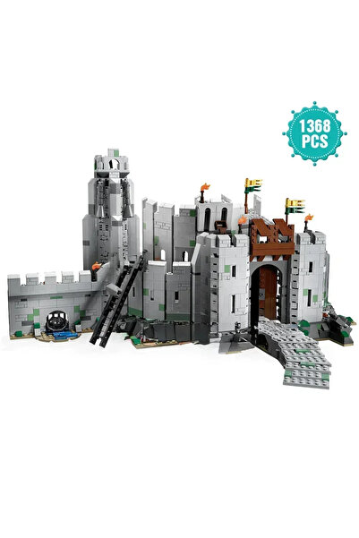 Choice 1368 قطعة نموذج بناء برج قلعة الفارس السحري من فيلم تلفزيوني أمريكي مع...