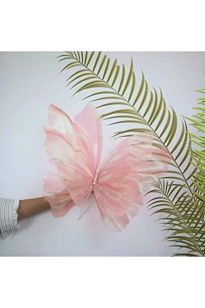 Choice 1pc Pink 3D Simulated Butterfly Decoration, For Birthday Wedding Outdo...