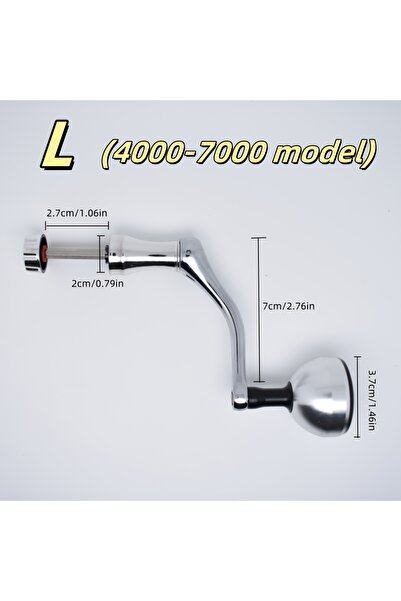 Choice1 L 1 PC Spinning Fishing Reels Replacement Handle Metal Ball Grip Alum...